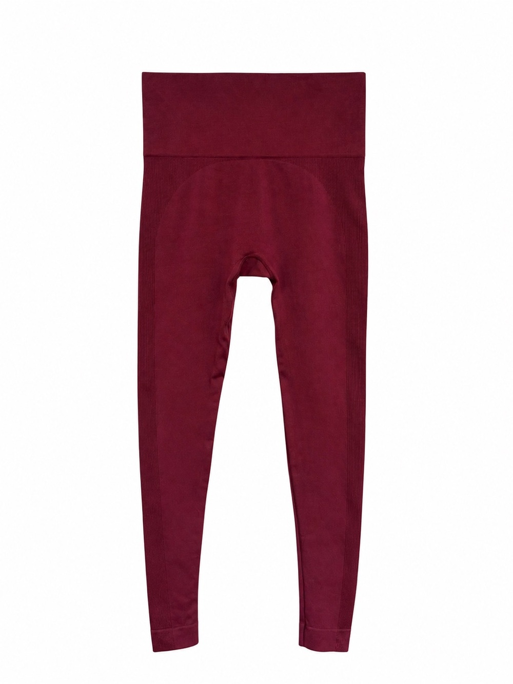 SET Active Sculptflex‎ Leggings Burgundy High Waist Seamless S